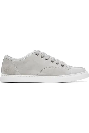 Lanvin Gray DBB1 Suede & Patent Leather Sneakers
