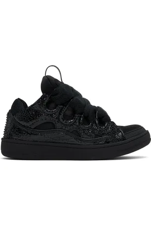 Lanvin Black Curb Sneakers