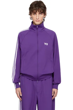 Y-3 Purple 3-Stripes Track Jacket