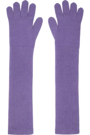 Auralee Baby Cashmere Knit Long Gloves