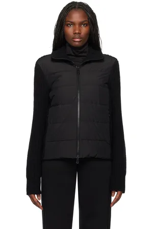 Moncler Black Paneled Down Jacket