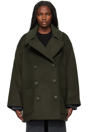 The Frankie Shop Marian Oversized Peacoat