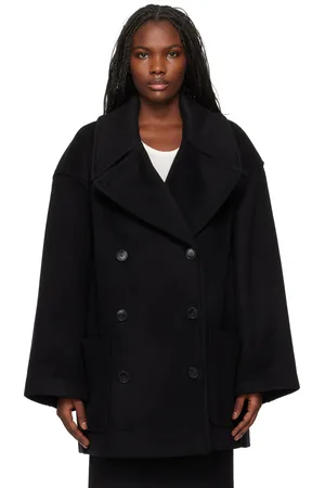 The Frankie Shop Marian Oversized Peacoat