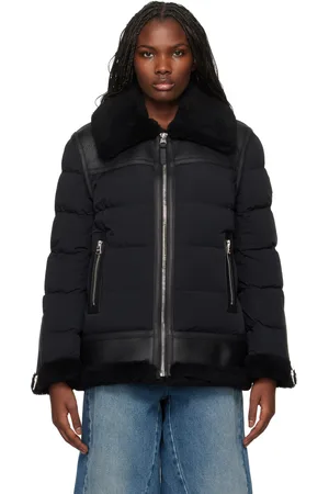 Mackage Black Vanna Down Shearling Jacket