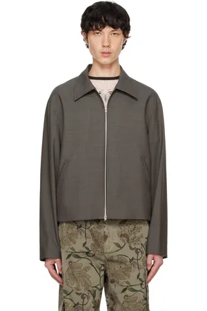 OUR LEGACY Gray Mini Jacket