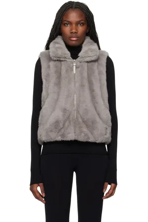 Mackage Gray Ginny Faux-Fur Down Vest