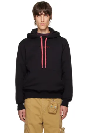 Lanvin Black Tubular Curb Hoodie