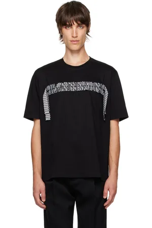 Lanvin Black Curb Lace T-shirt
