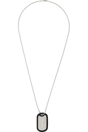 Palm Angels Silver Plate Necklace