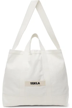Tekla Off-White Beach Tote