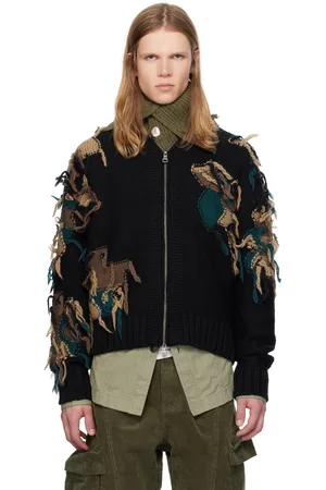 Andersson Bell New Camouflage Zip-Up Cardigan
