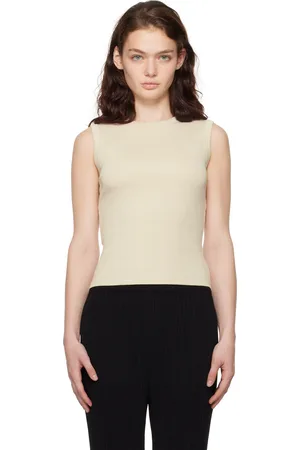 Flore Flore Off-White Esmé Tank Top
