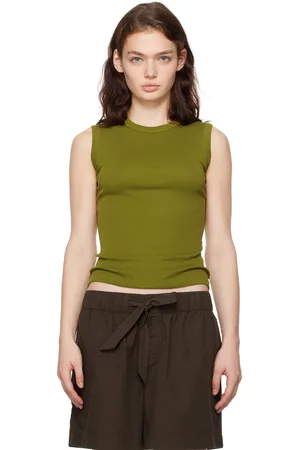 Flore Flore Green Esmé Tank Top