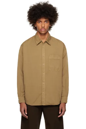 LEMAIRE Brown Relaxed Workwear Shirt