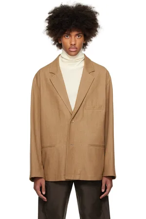 LEMAIRE Beige Relaxed SB Workwear Blazer