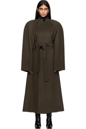 Khaite Green Rothen Coat
