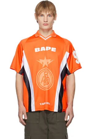 BAPE Multi Logo Soccer Jersey T-shirt
