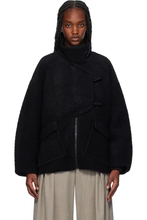 Ganni Black Bouclé Jacket
