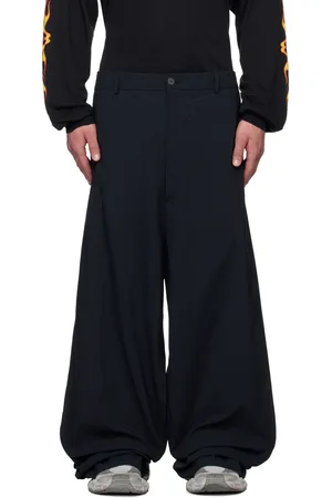 Balenciaga Nylon Micro Canvas Large Fit Trousers