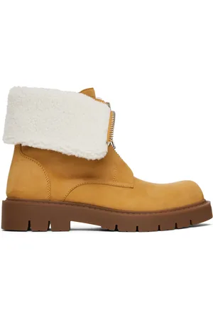 Bottega Veneta Beige Haddock Ankle Boots