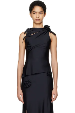 COPERNI Asymmetric Flower Tank Top