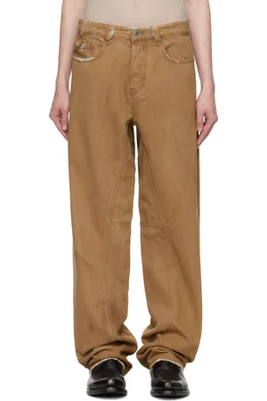 Diesel Brown Relaxed 2001 D-Macro Jeans