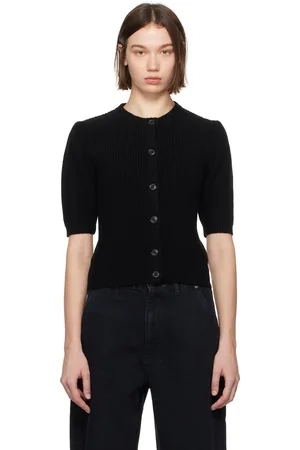 Frame Black Shrunken Cardigan