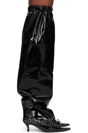 all in Black Level Thigh Soft Tall Boots