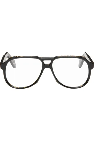 Cutler and Gross Brown & Black 9782 Aviator Glasses