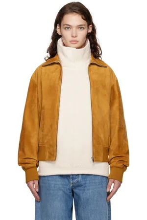 Bottega Veneta Tan Calfskin Suede Jacket