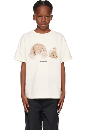 Palm Angels Kids Off-White Bear T-shirt