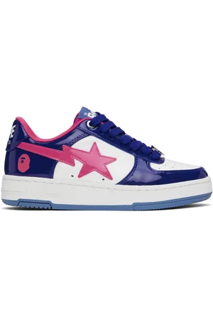 BAPE Navy & White STA #1 Sneakers