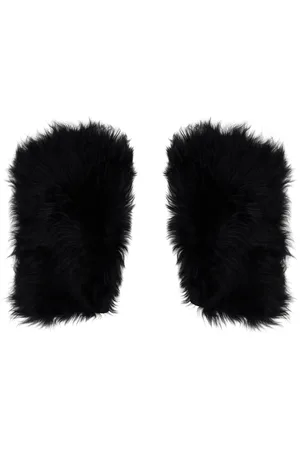 Moose Knuckles Black Arctic Mittens