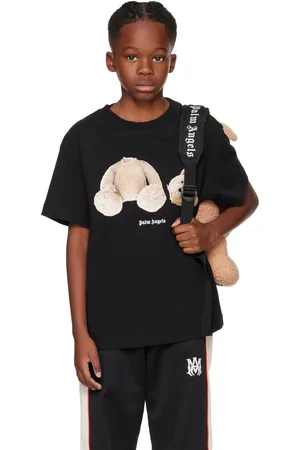 Palm Angels Kids Black Bear T-shirt