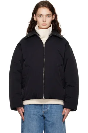 Bottega Veneta Black Tech Nylon Down Jacket