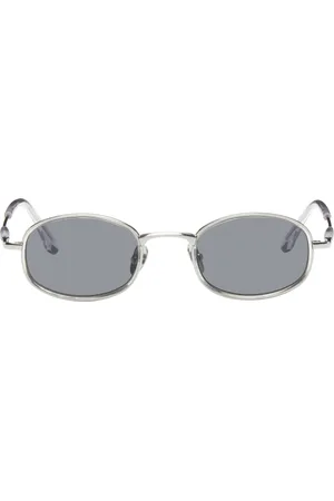 BONNIE CLYDE Silver & Black Bicycle Sunglasses