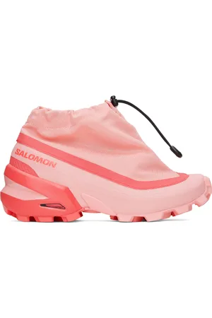 Maison Margiela Pink Salomon Edition Cross Low Sneakers