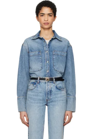 ANINE BING Blue Dante Denim Shirt