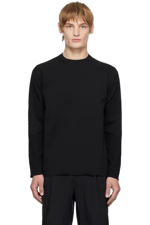 Descente Black FusionKnit Crewneck T-shirt