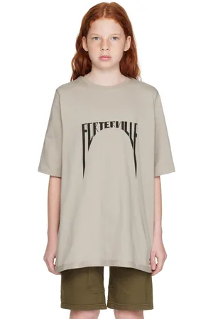 Rick Owens Kids Taupe Porterville Jumbo T-shirt