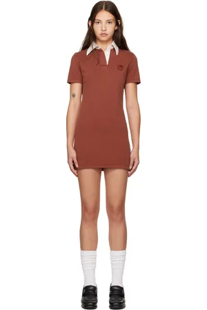 AMBUSH Red Rugby Shirt Minidress