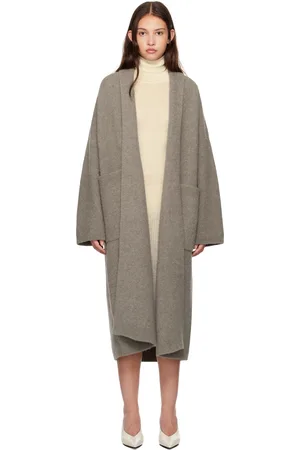 Lauren Manoogian Gray Double Face Long Coat