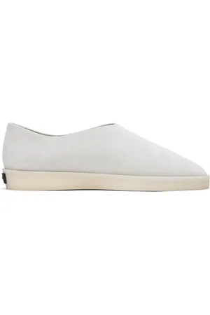 FEAR OF GOD Gray Suede Mules