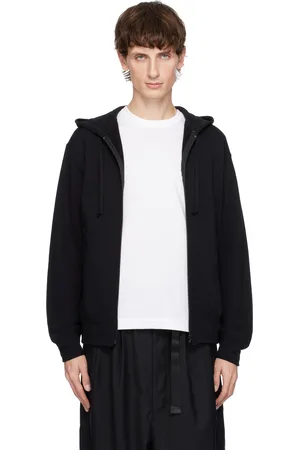 Comme des Garçons PLAY Black Zip Red Heart On Back Hoodie