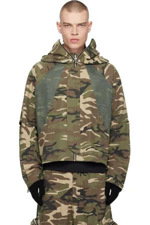 FFFPOSTALSERVICE Khaki Parachute Hooded V2 Jacket