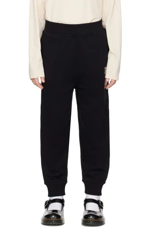 Burberry Kids Check Label Cotton Sweatpants