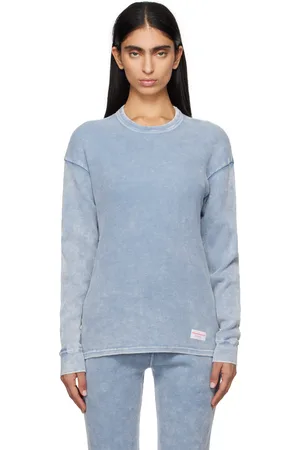 Alexander Wang Blue Long-Sleeve T-shirt