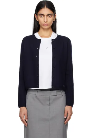 A.P.C. Navy Mila Cardigan