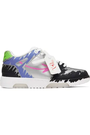 OFF-WHITE Silver Bstroy Edition Out Of Office Sneakers
