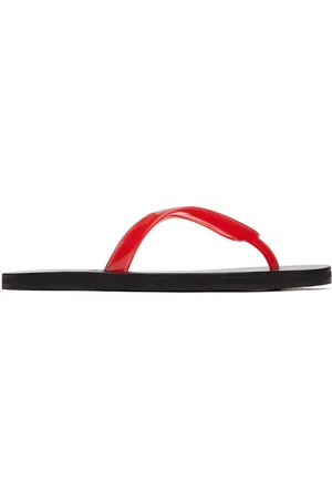 Ancient Greek Sandals Red Saionara Jelly Flip-Flops